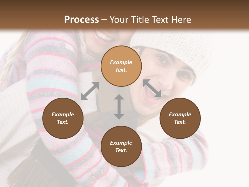 Glad Smiling Piggyback PowerPoint Template