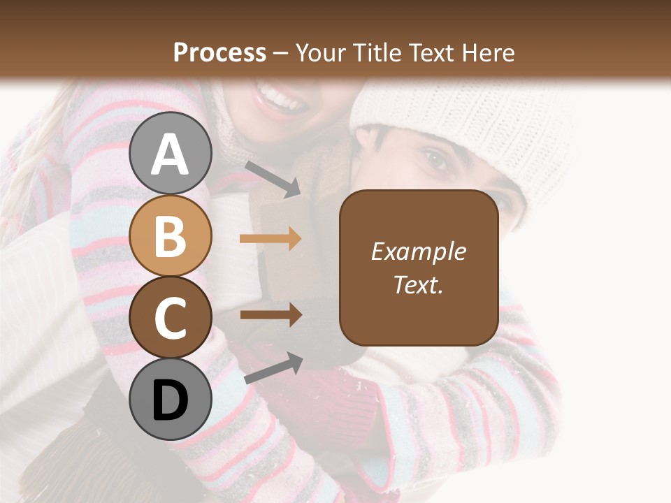 Glad Smiling Piggyback PowerPoint Template