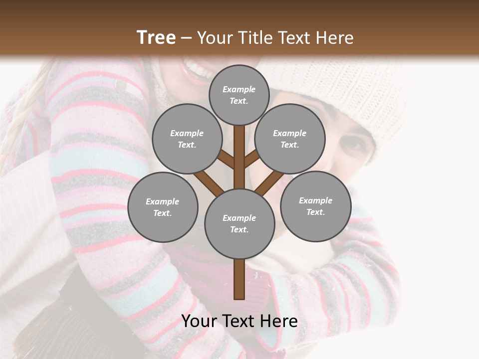 Glad Smiling Piggyback PowerPoint Template