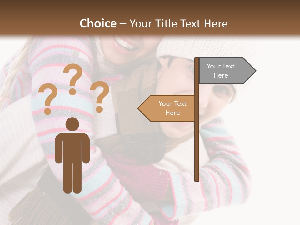 Glad Smiling Piggyback PowerPoint Template