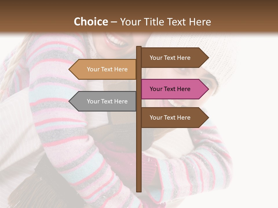 Glad Smiling Piggyback PowerPoint Template