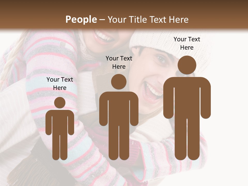 Glad Smiling Piggyback PowerPoint Template