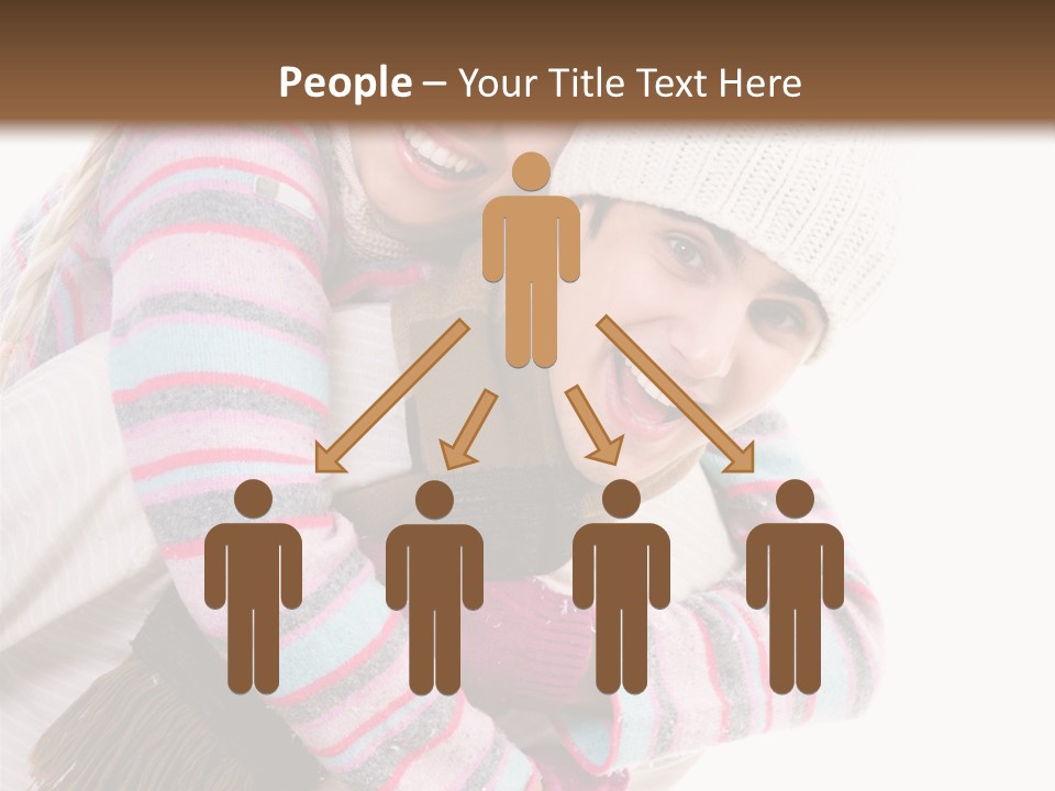 Glad Smiling Piggyback PowerPoint Template