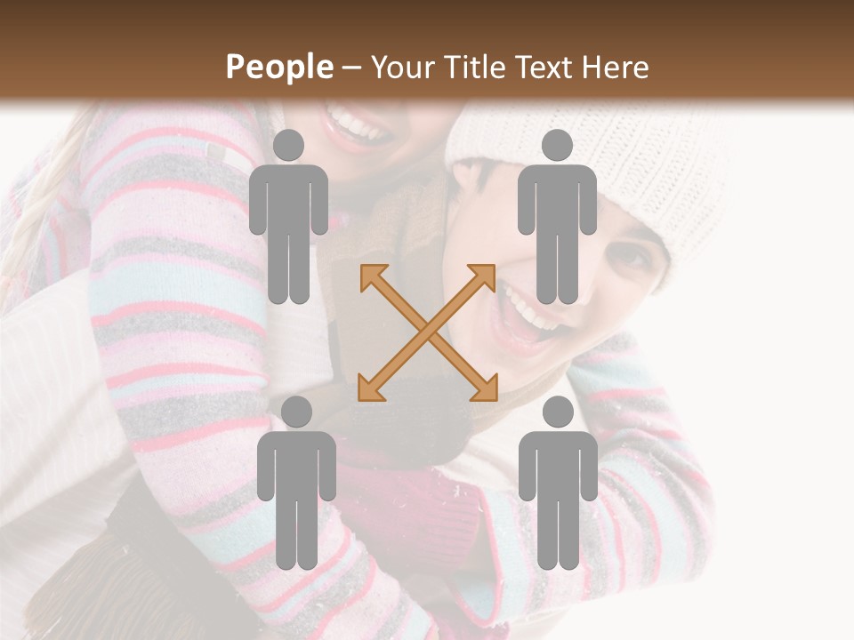Glad Smiling Piggyback PowerPoint Template