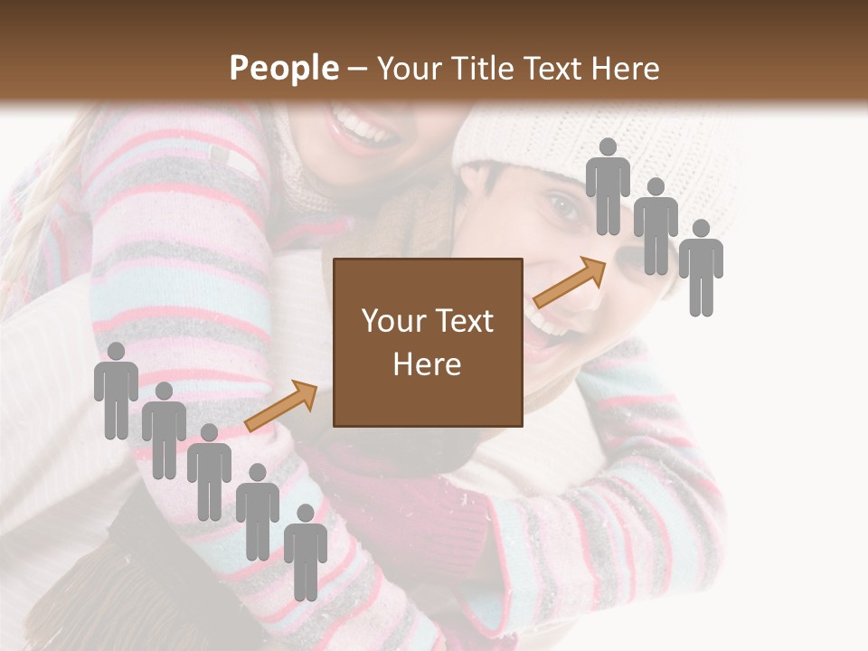 Glad Smiling Piggyback PowerPoint Template