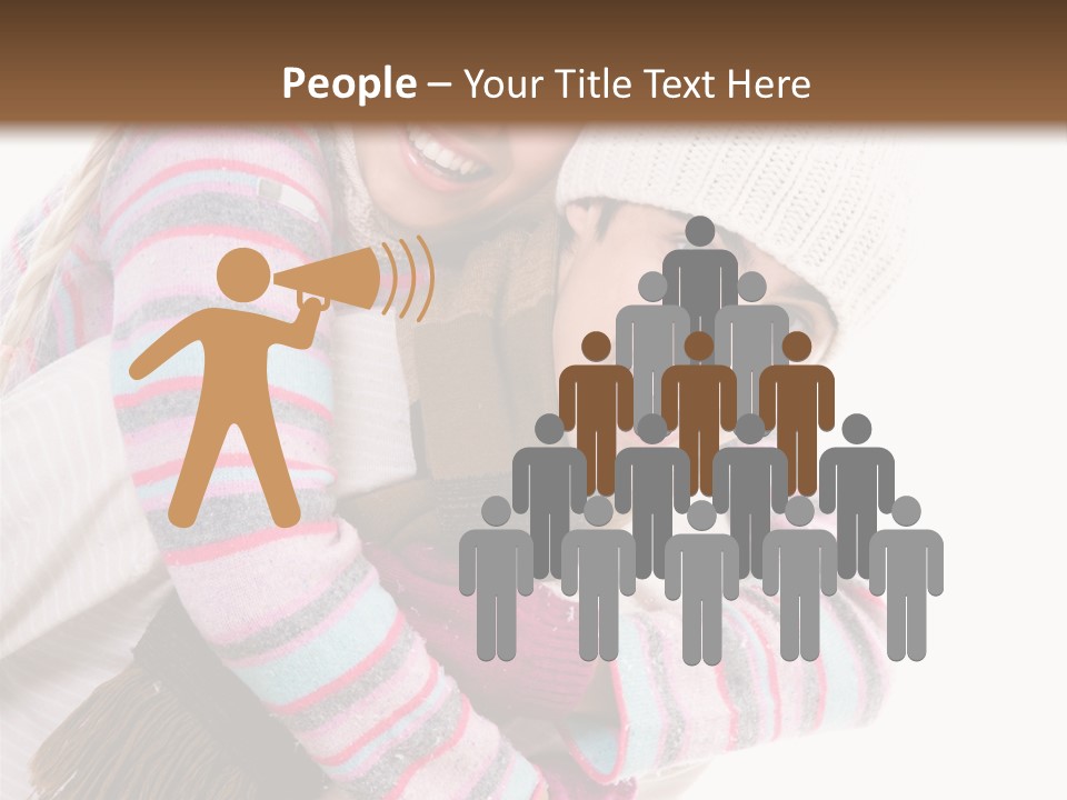 Glad Smiling Piggyback PowerPoint Template