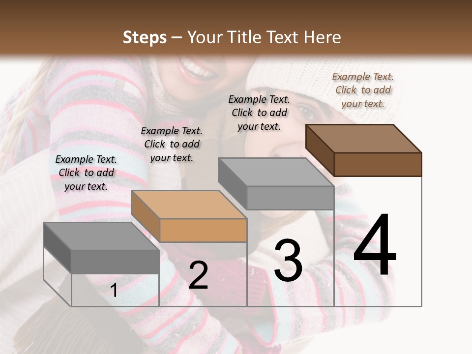 Glad Smiling Piggyback PowerPoint Template