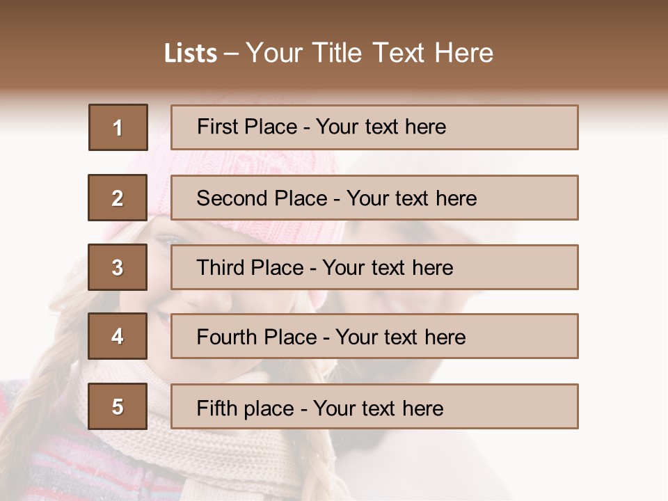 Glad  Girlfriend PowerPoint Template