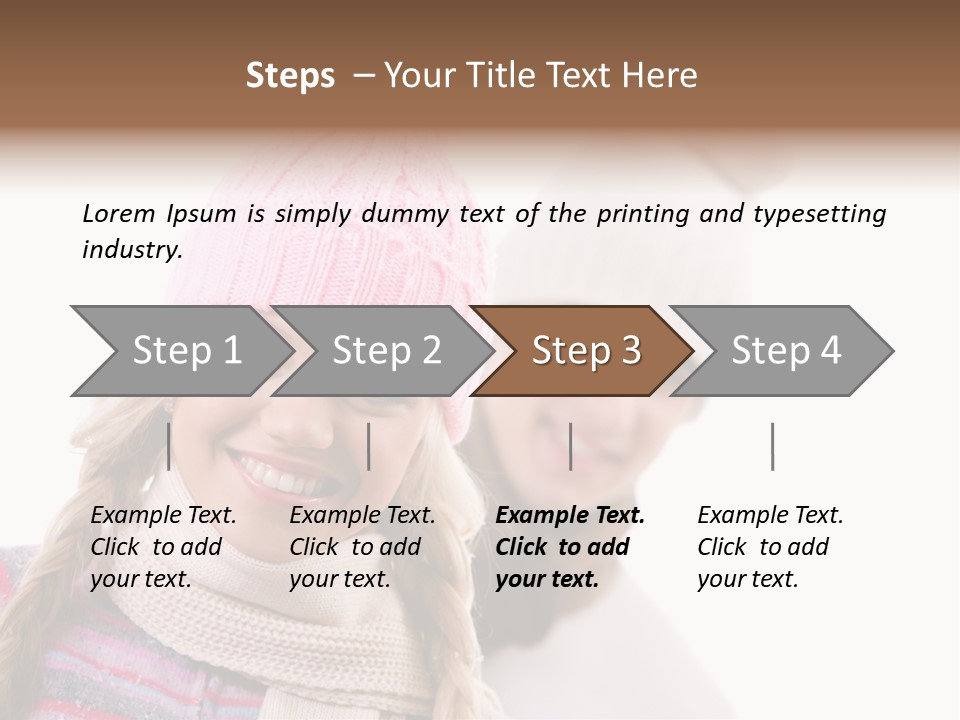 Glad  Girlfriend PowerPoint Template