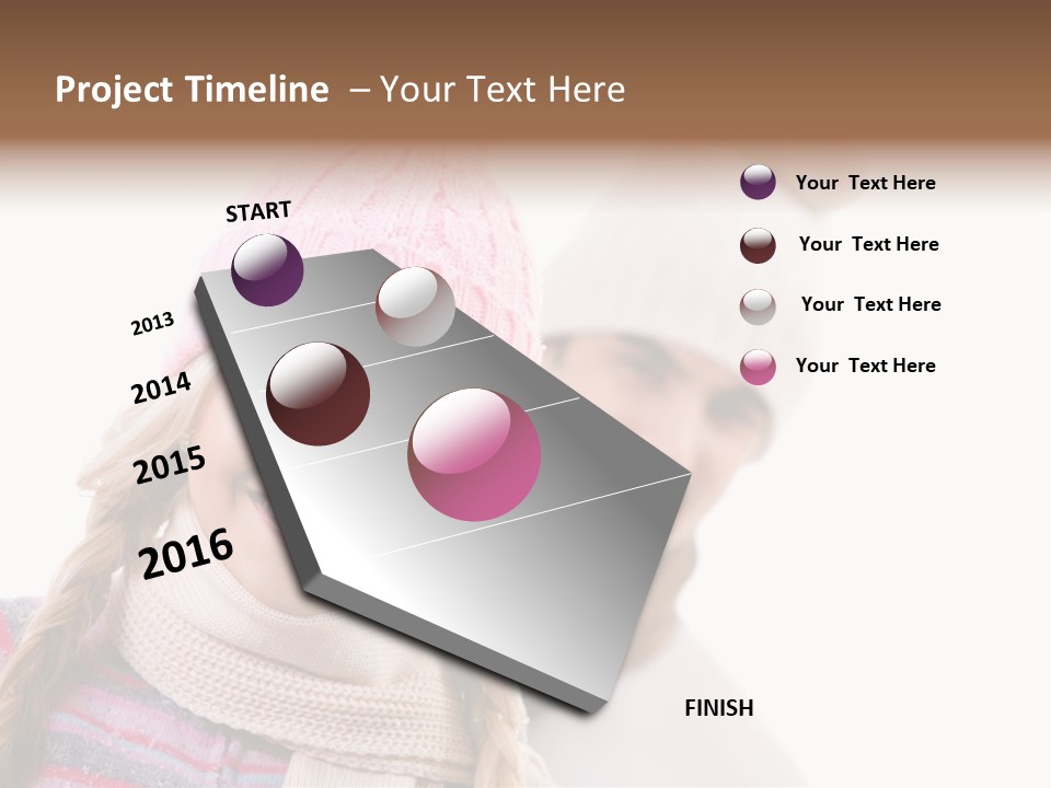 Glad  Girlfriend PowerPoint Template