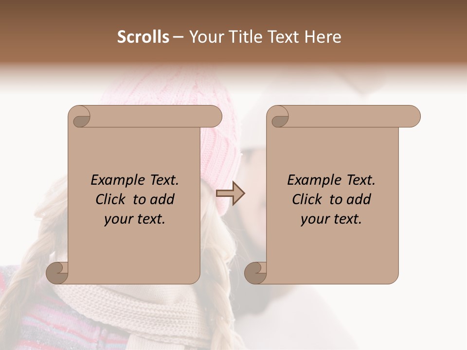Glad  Girlfriend PowerPoint Template
