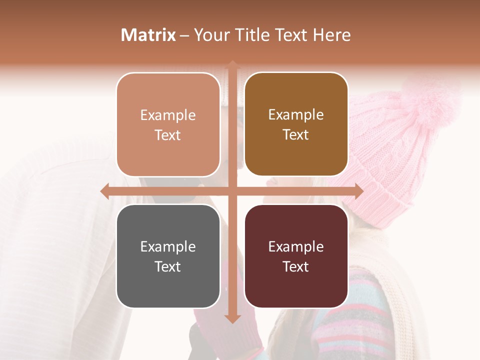 Girl Flirtation Attractive PowerPoint Template