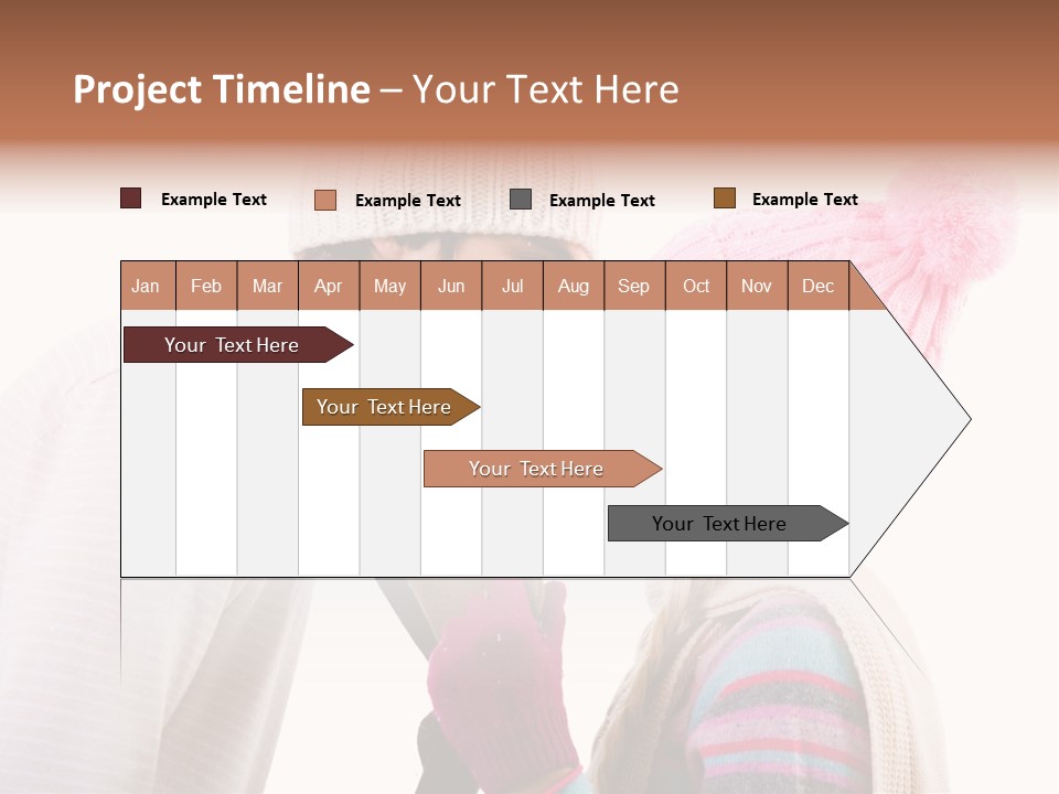 Girl Flirtation Attractive PowerPoint Template