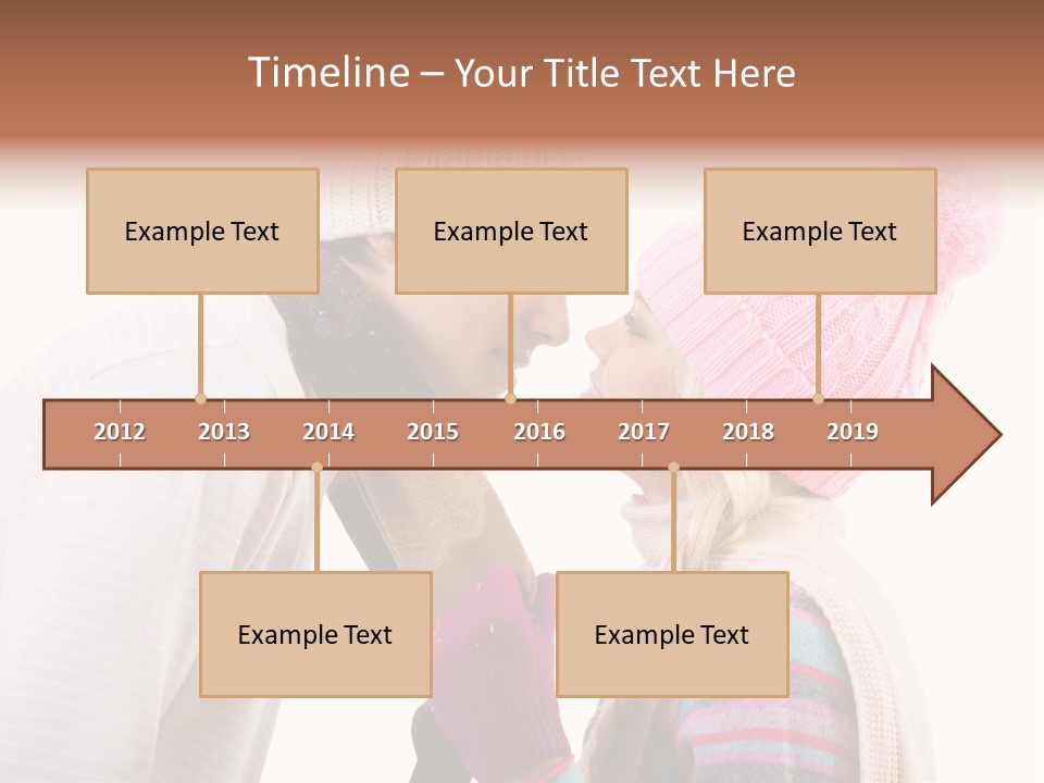 Girl Flirtation Attractive PowerPoint Template