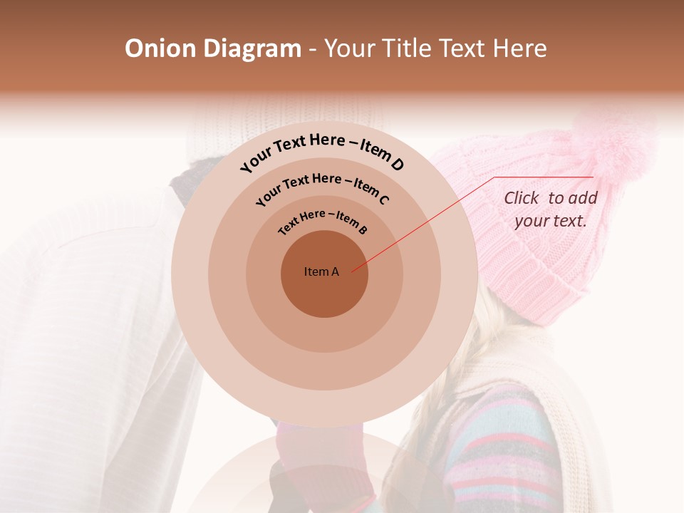 Girl Flirtation Attractive PowerPoint Template