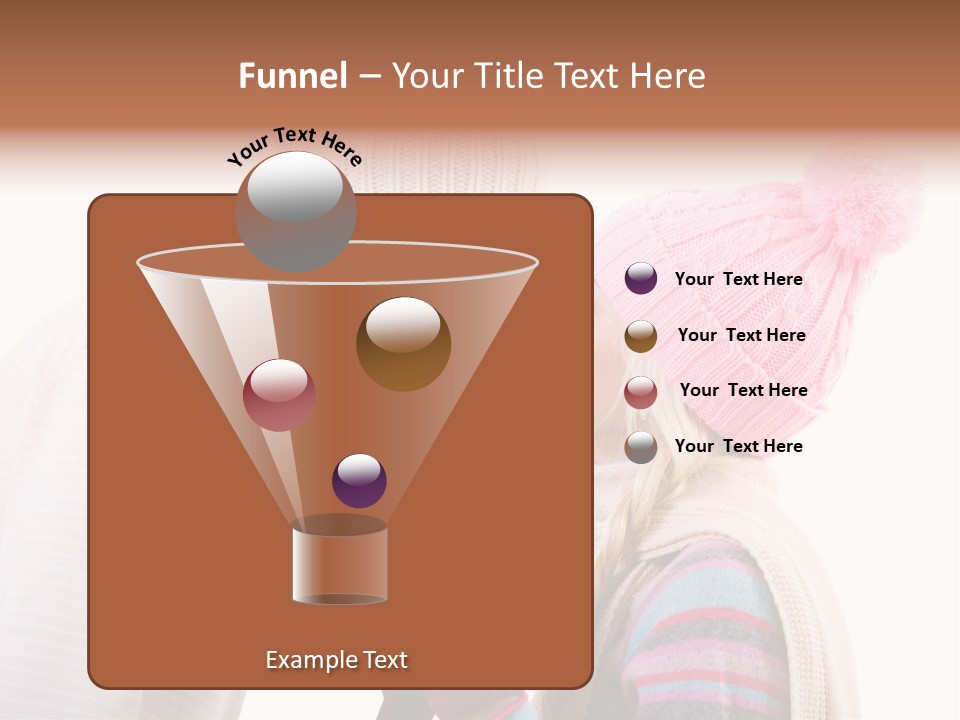 Girl Flirtation Attractive PowerPoint Template