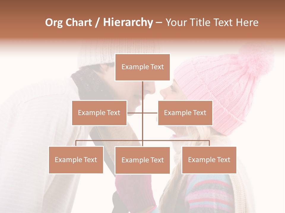 Girl Flirtation Attractive PowerPoint Template