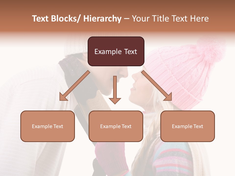 Girl Flirtation Attractive PowerPoint Template