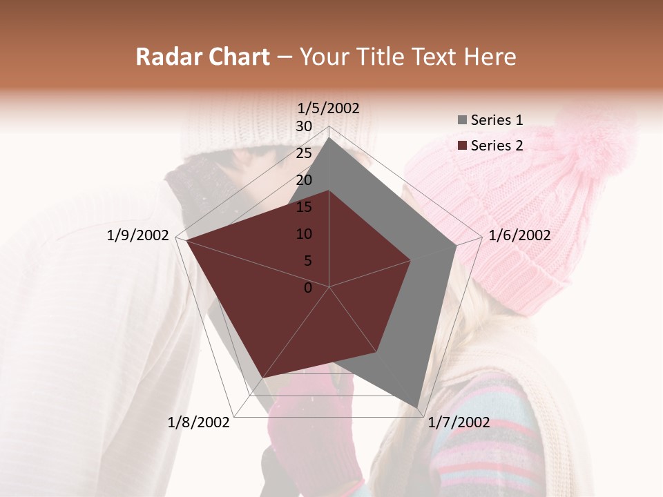 Girl Flirtation Attractive PowerPoint Template