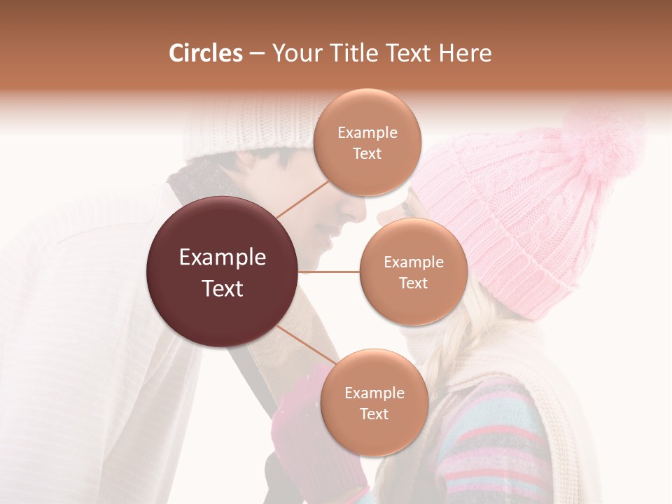 Girl Flirtation Attractive PowerPoint Template