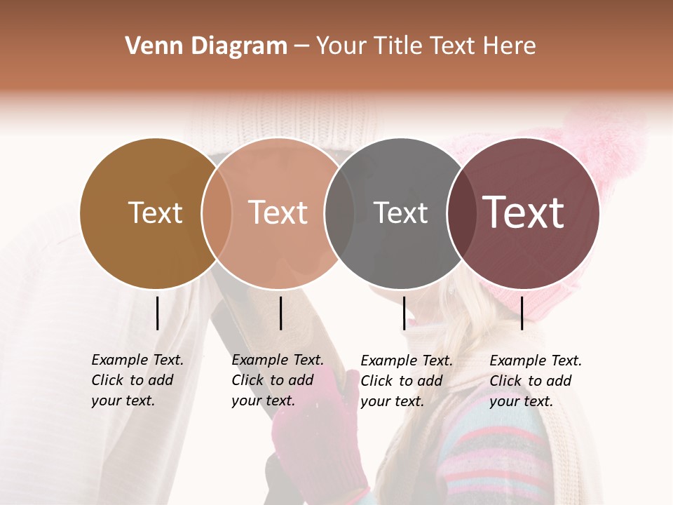 Girl Flirtation Attractive PowerPoint Template