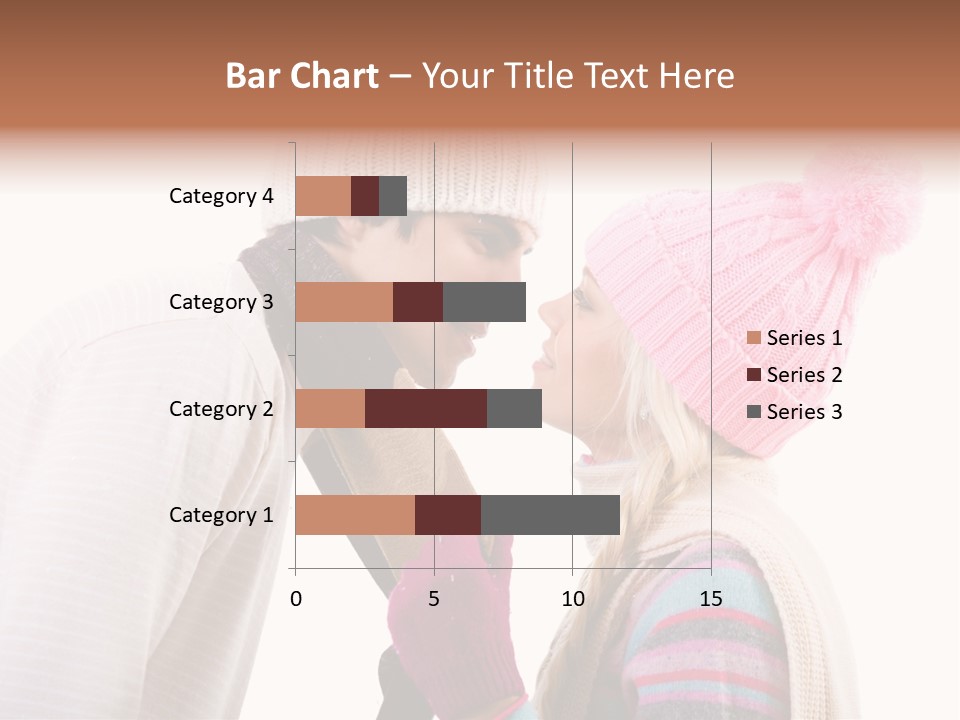 Girl Flirtation Attractive PowerPoint Template