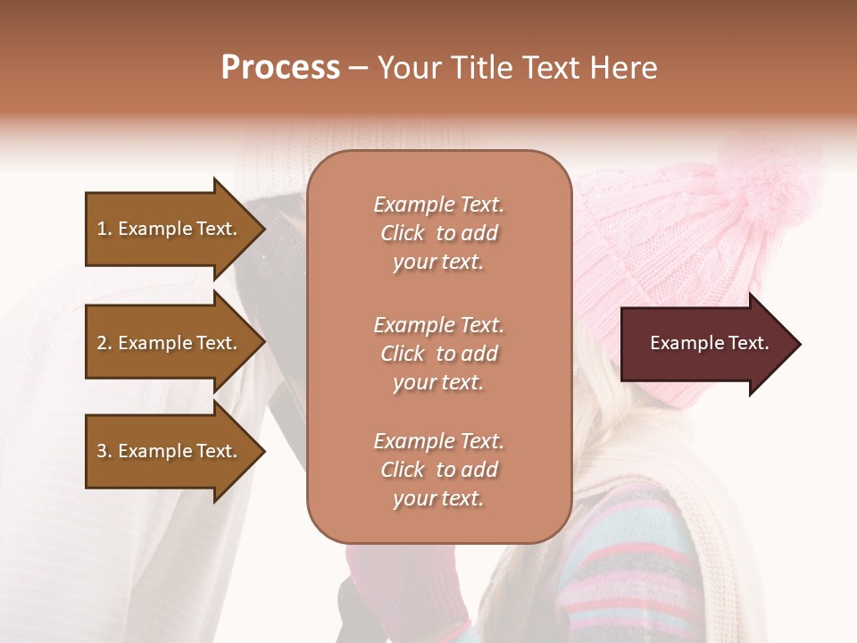 Girl Flirtation Attractive PowerPoint Template