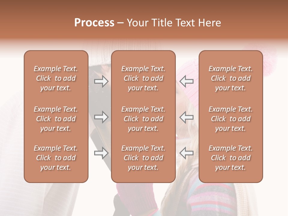 Girl Flirtation Attractive PowerPoint Template