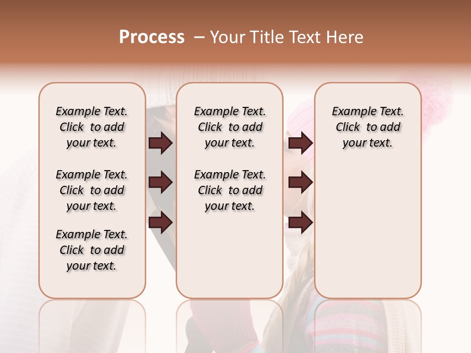 Girl Flirtation Attractive PowerPoint Template