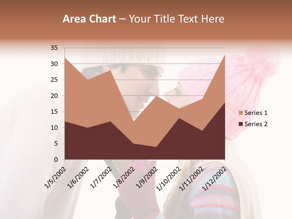 Girl Flirtation Attractive PowerPoint Template