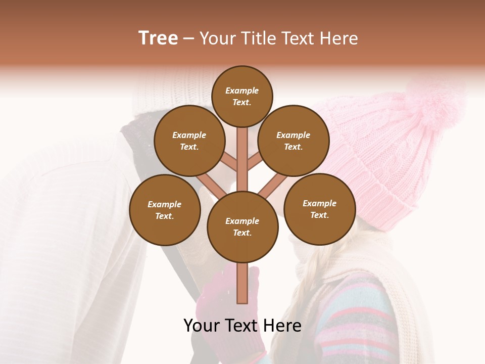 Girl Flirtation Attractive PowerPoint Template