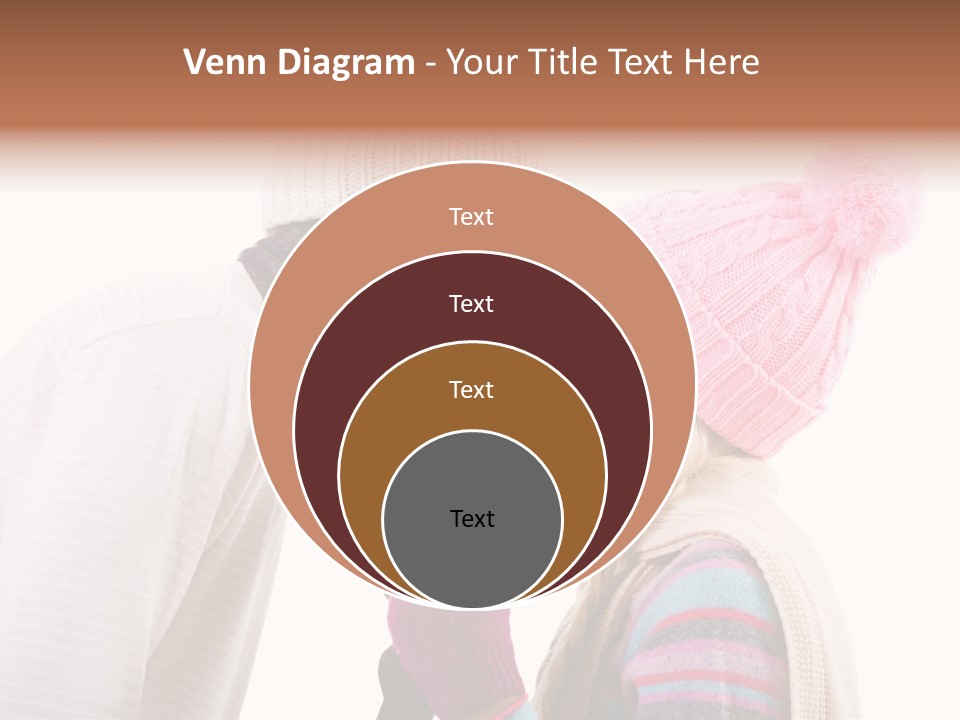 Girl Flirtation Attractive PowerPoint Template