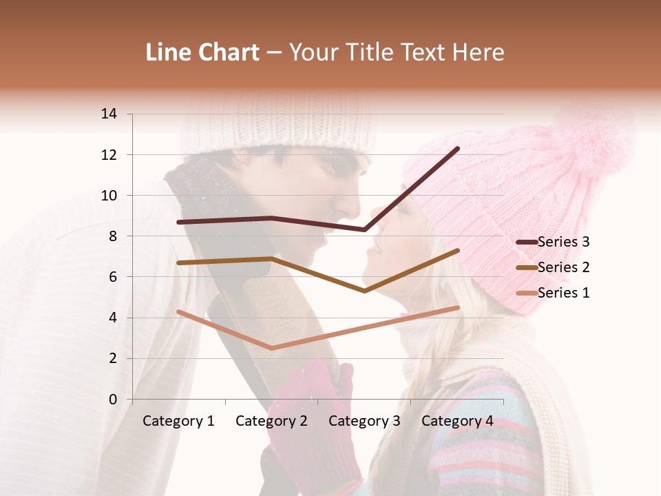 Girl Flirtation Attractive PowerPoint Template