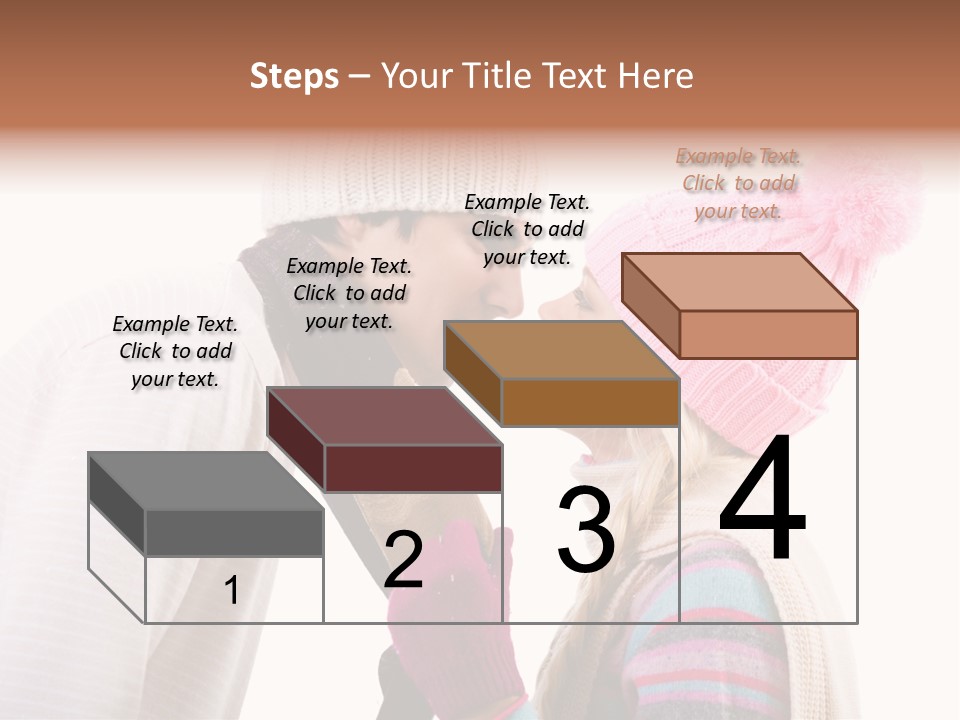 Girl Flirtation Attractive PowerPoint Template