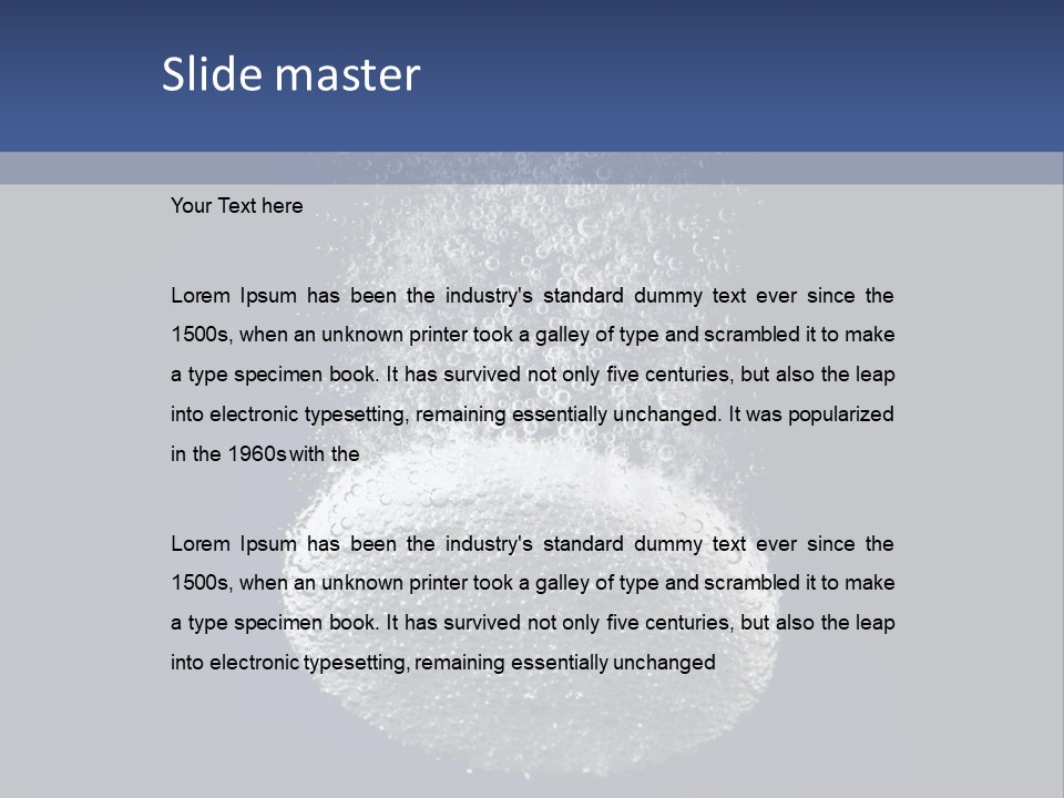 Object Painkiller Transparent PowerPoint Template