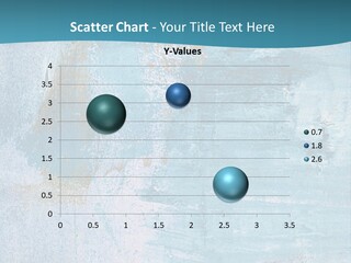 Abstract Turquoise Drawn PowerPoint Template