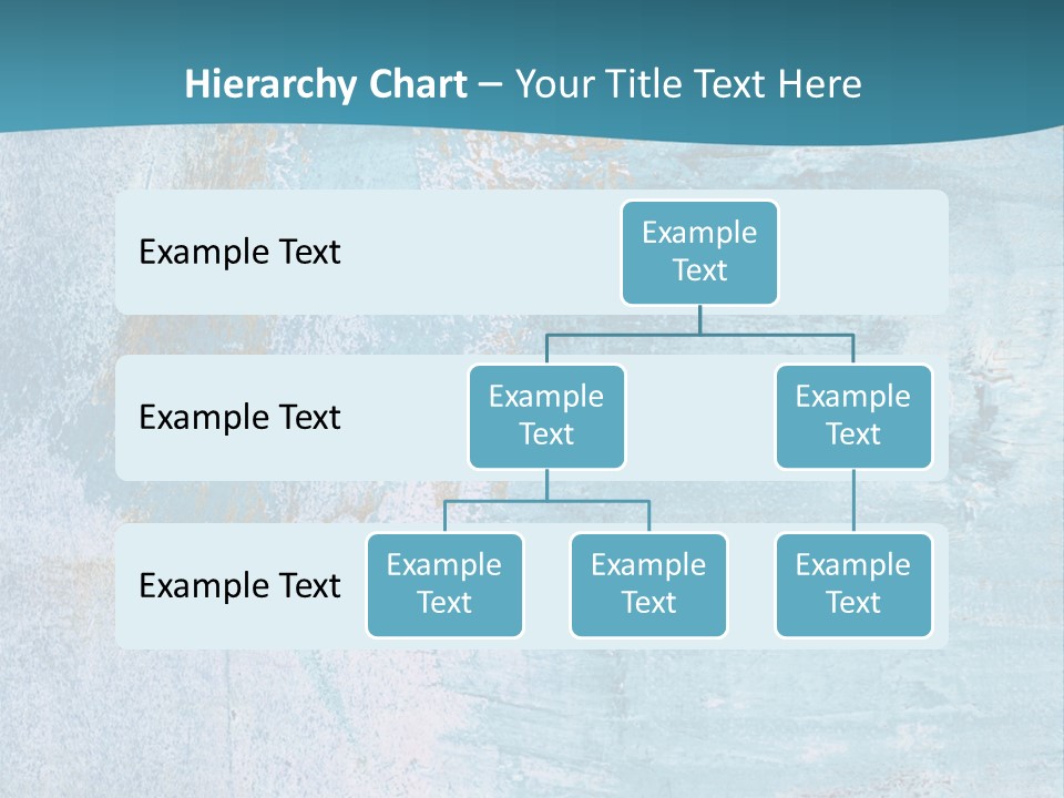 Abstract Turquoise Drawn PowerPoint Template