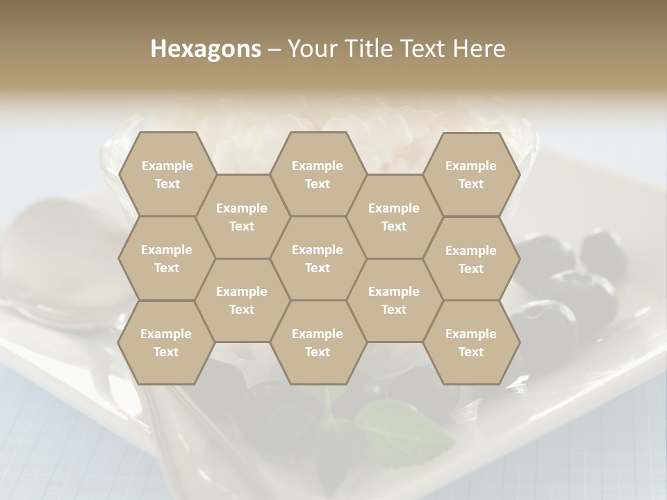 Milk Spoon Healthy PowerPoint Template