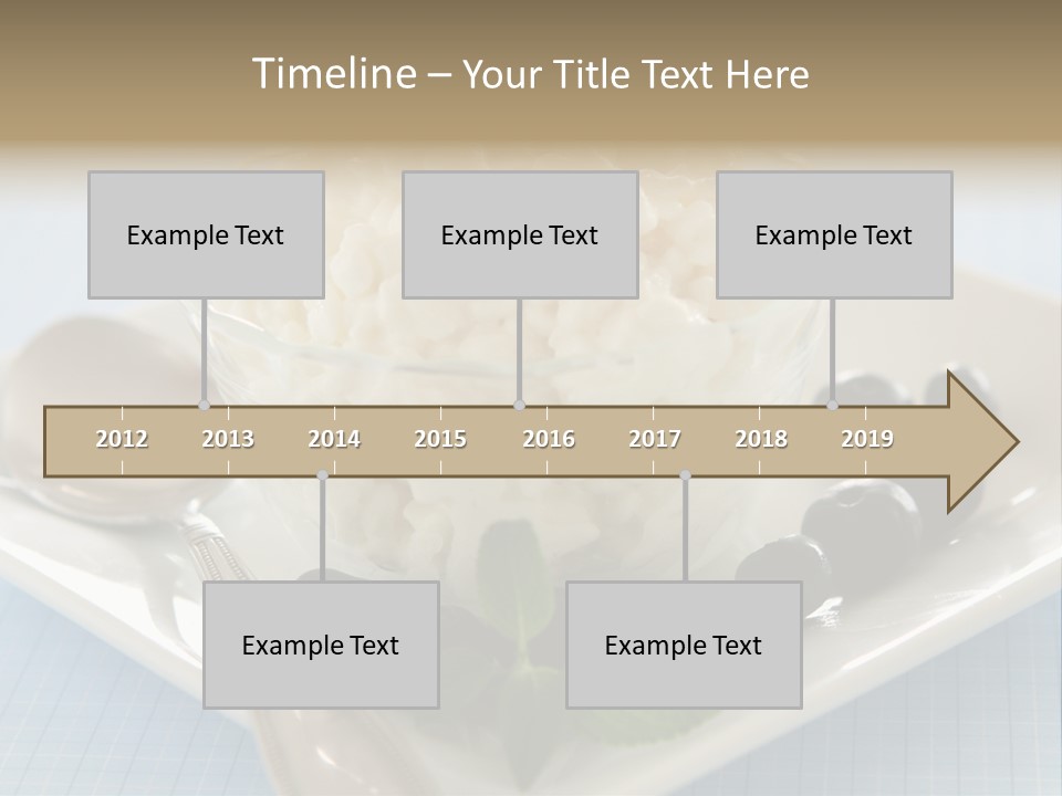 Milk Spoon Healthy PowerPoint Template