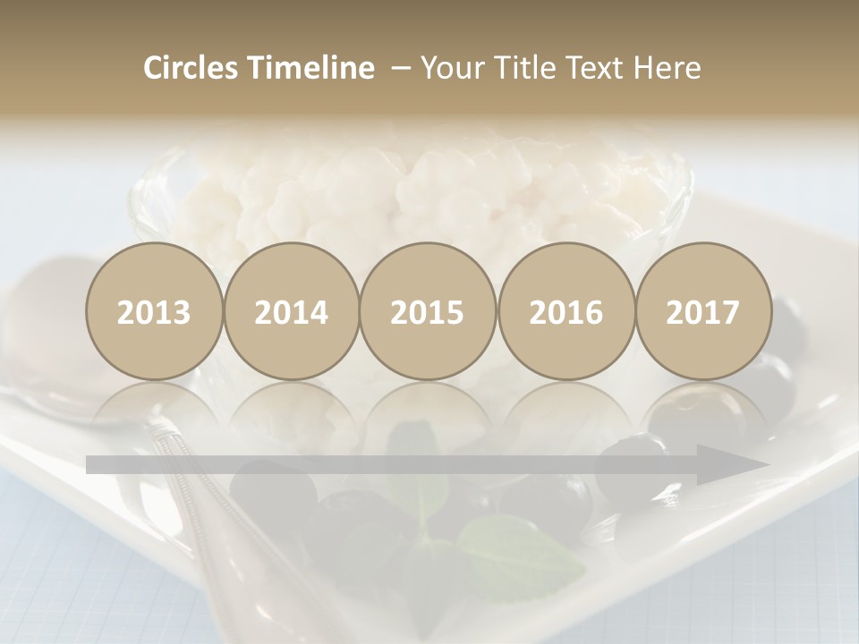 Milk Spoon Healthy PowerPoint Template