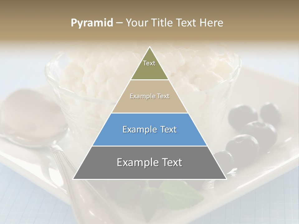 Milk Spoon Healthy PowerPoint Template