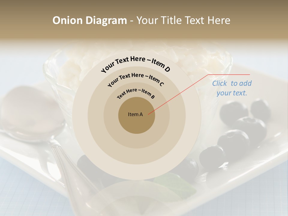 Milk Spoon Healthy PowerPoint Template