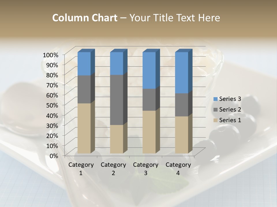 Milk Spoon Healthy PowerPoint Template