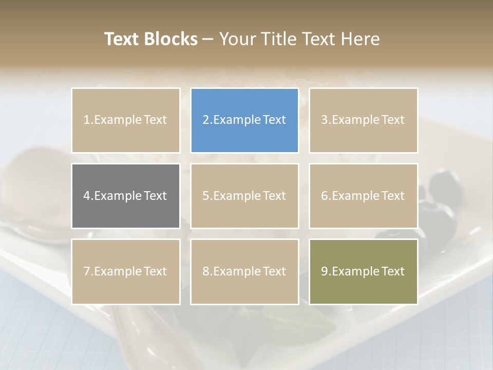 Milk Spoon Healthy PowerPoint Template