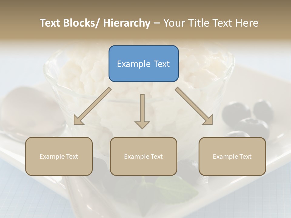 Milk Spoon Healthy PowerPoint Template