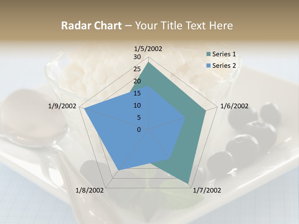 Milk Spoon Healthy PowerPoint Template