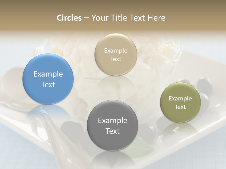 Milk Spoon Healthy PowerPoint Template