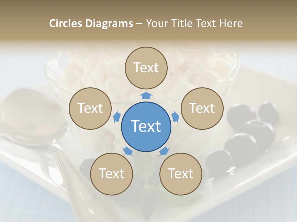 Milk Spoon Healthy PowerPoint Template