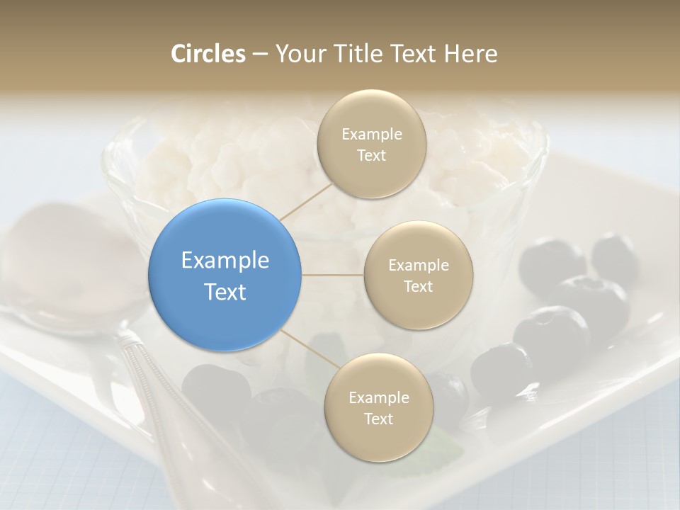 Milk Spoon Healthy PowerPoint Template