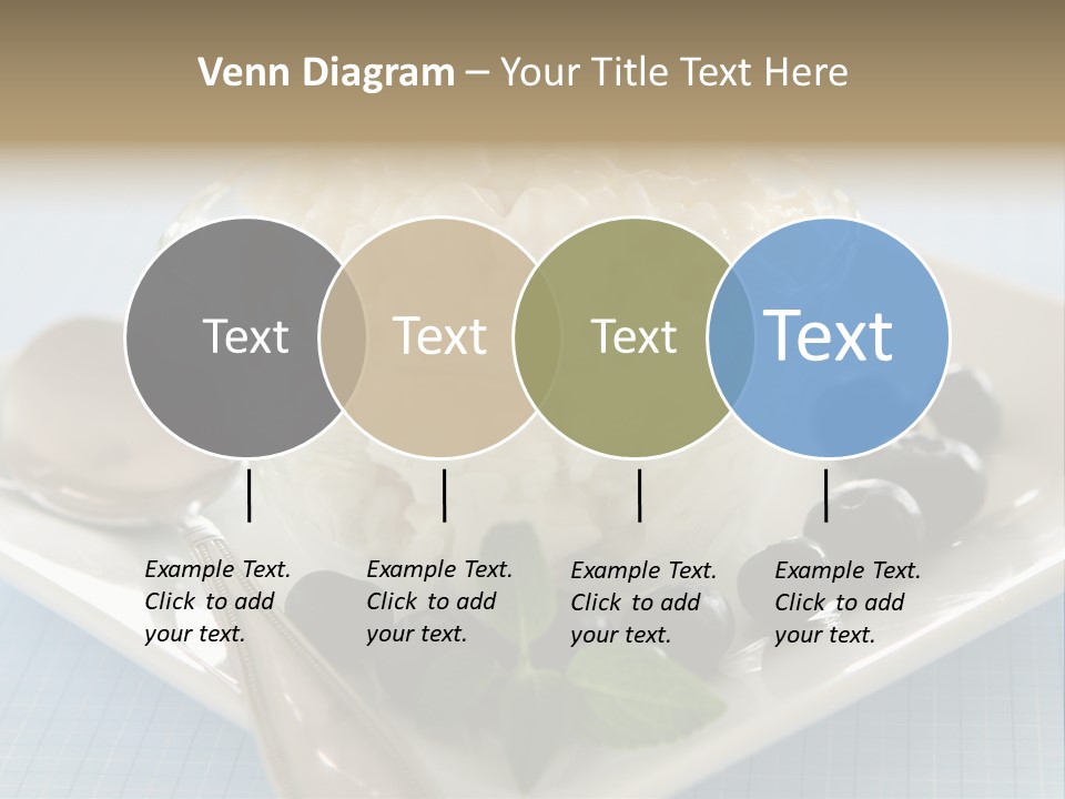 Milk Spoon Healthy PowerPoint Template